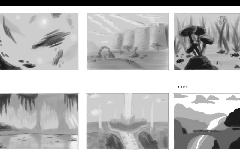 Landscape Concept Thumbnails