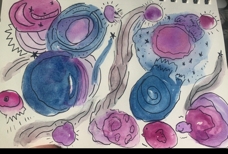 Fun letting go with blobs and swipes!