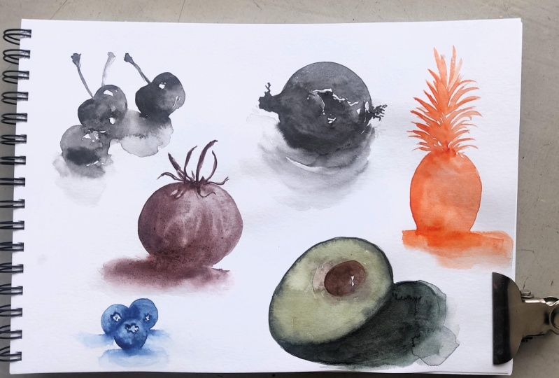 Lost and Found Edges in Watercolor Painting