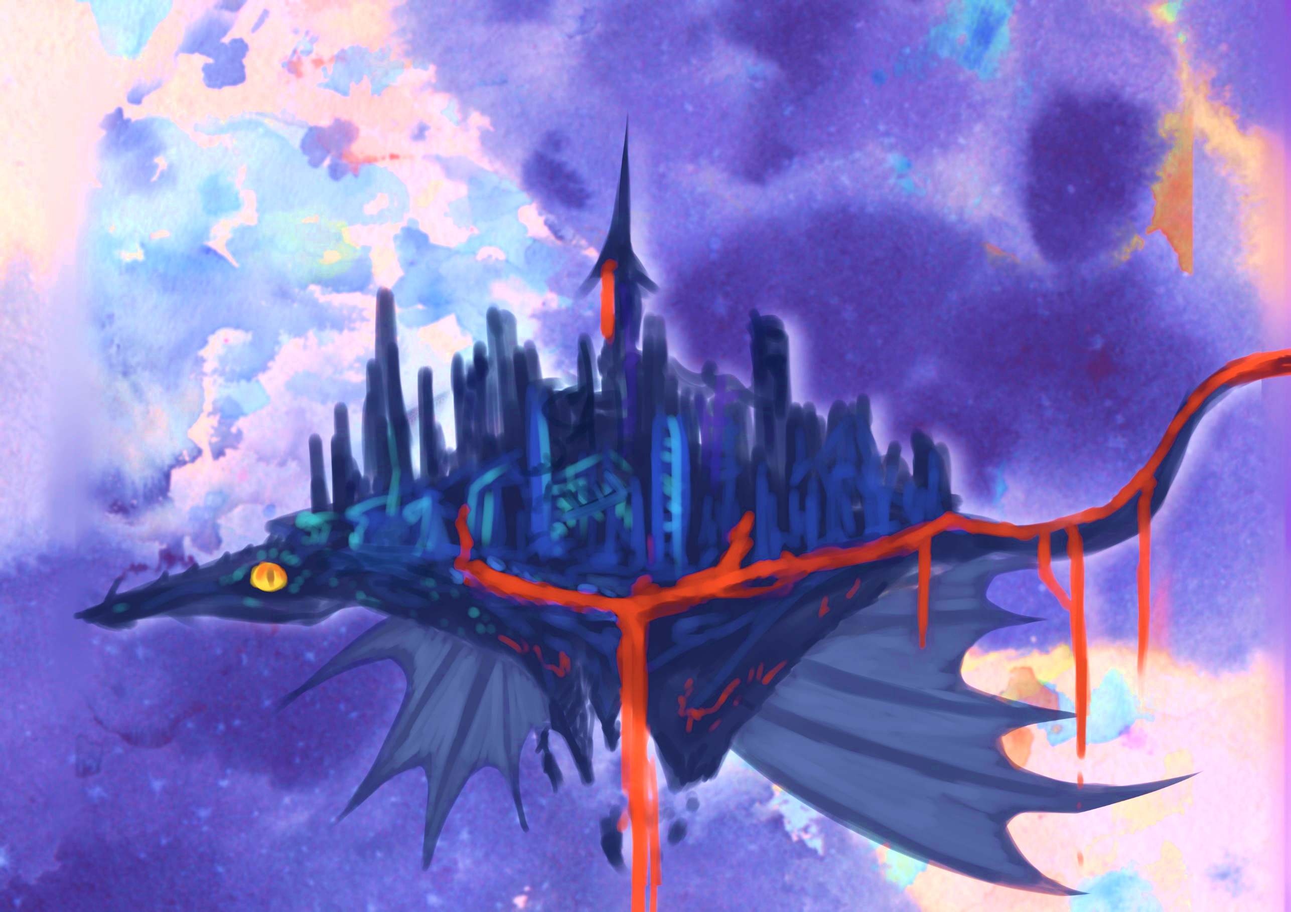 Vieloch: The obsidian city - student project