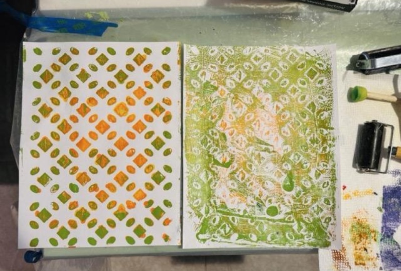 Stencils for Collage