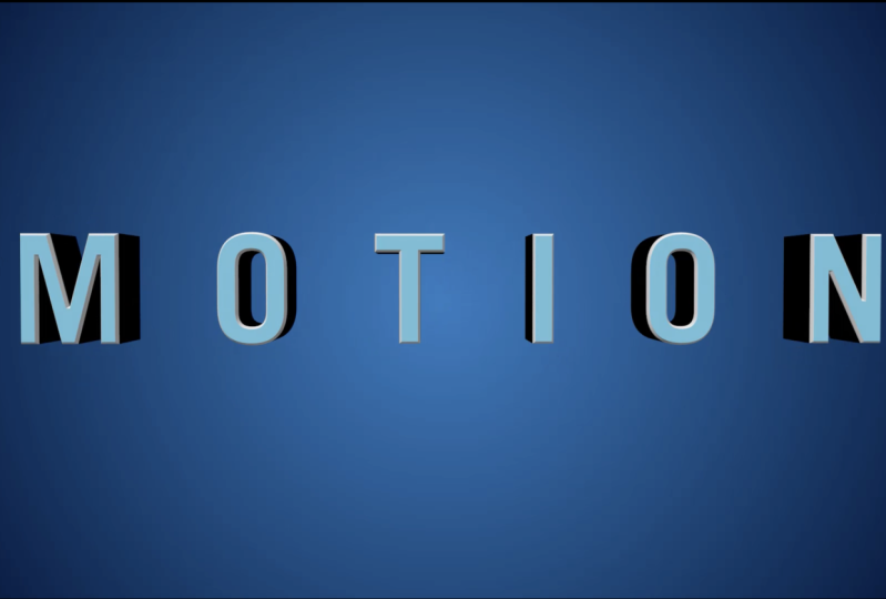 3D “Motion” Text - Cinema 4D Lite Practice Project