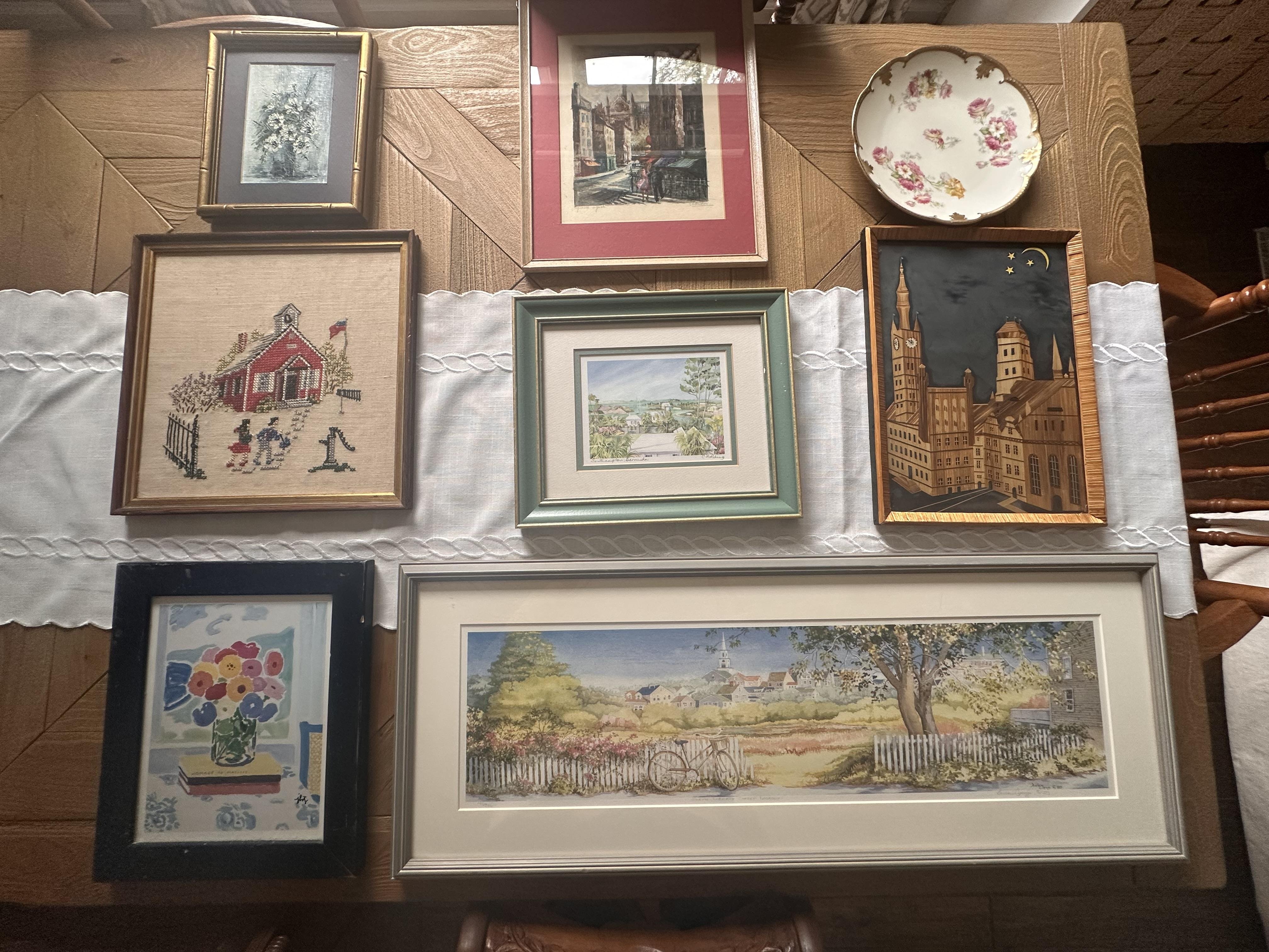 Mix and match vintage art - student project