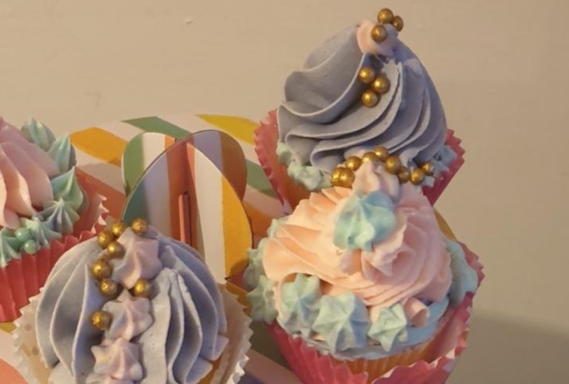 American buttercream cupcake