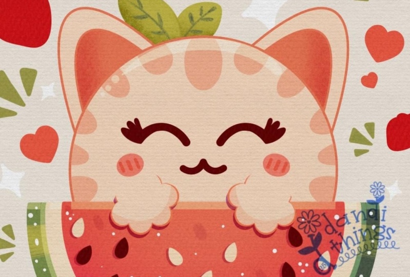 Kitty Kartell Strawberry Watermelon Mint Extravaganza