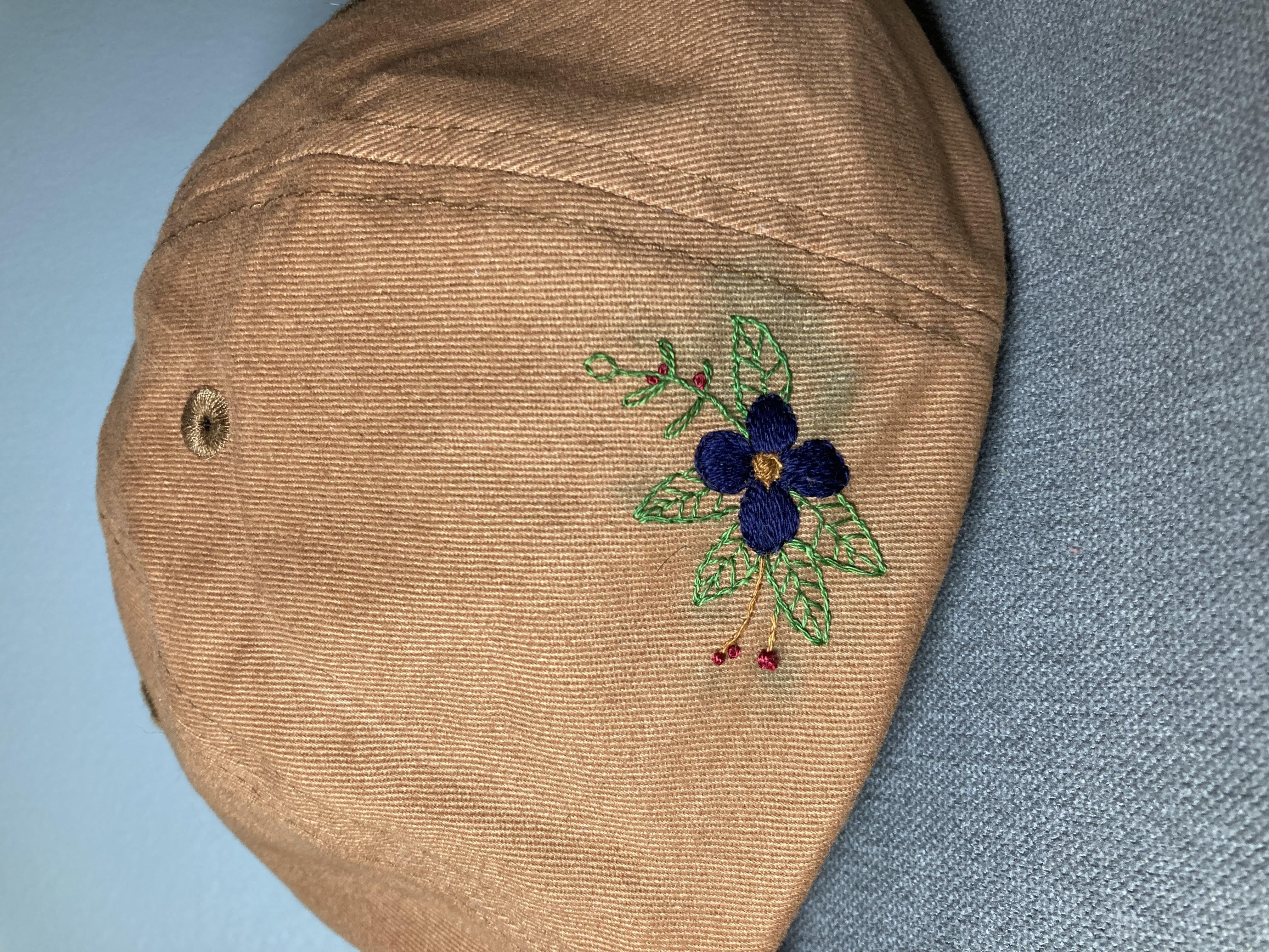 Floral Dad Hat - student project