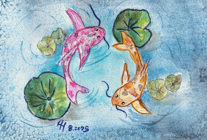 Harmony in Koi Dance
