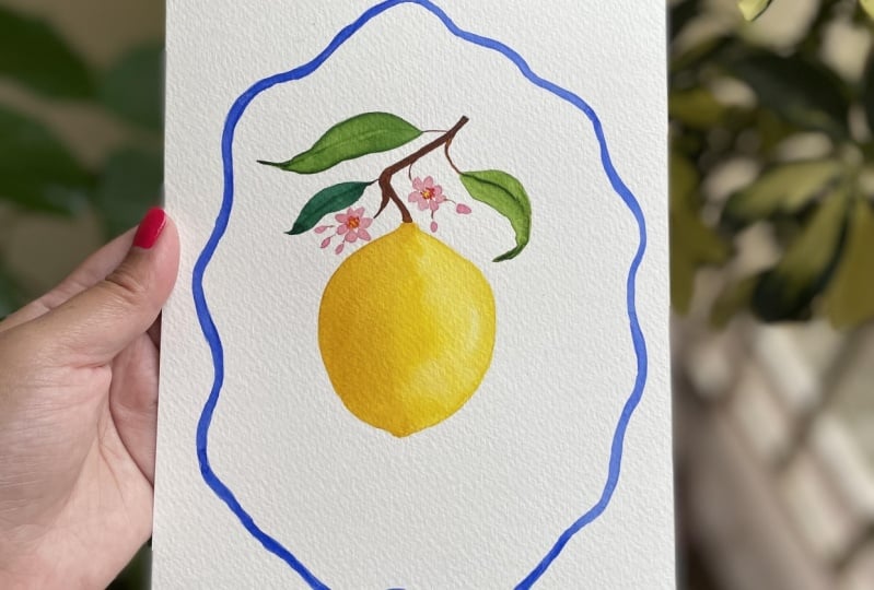 Sweet summer watercolours : postcards