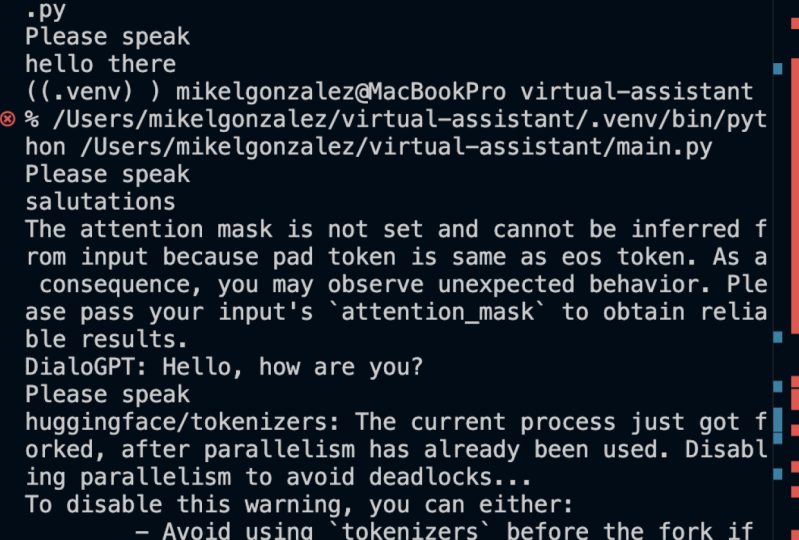 Modified chatbot