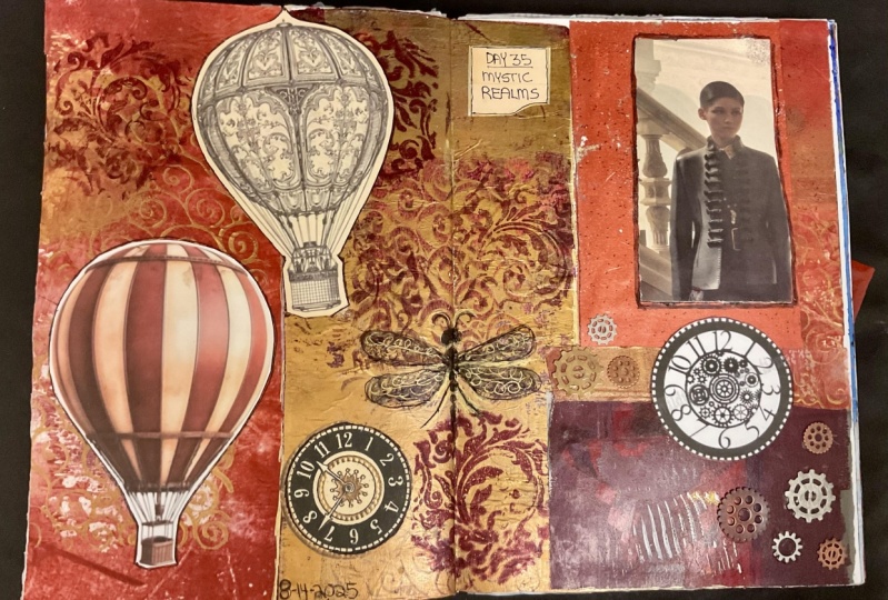 Class 5-Real & Imagined Worlds-100 Days of Collage