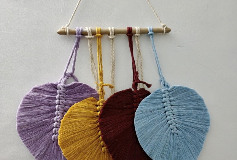 Macrame Leaf / Feather