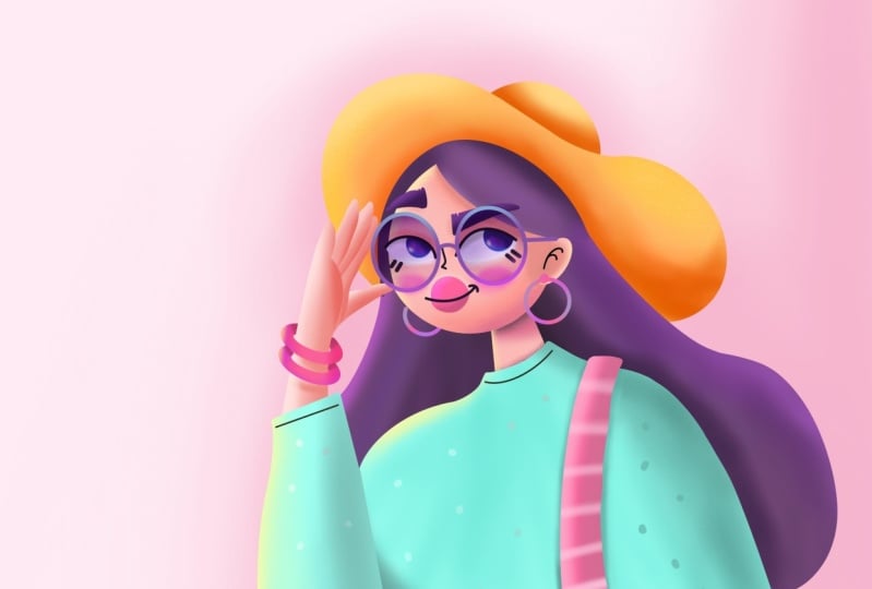 Pop portrait