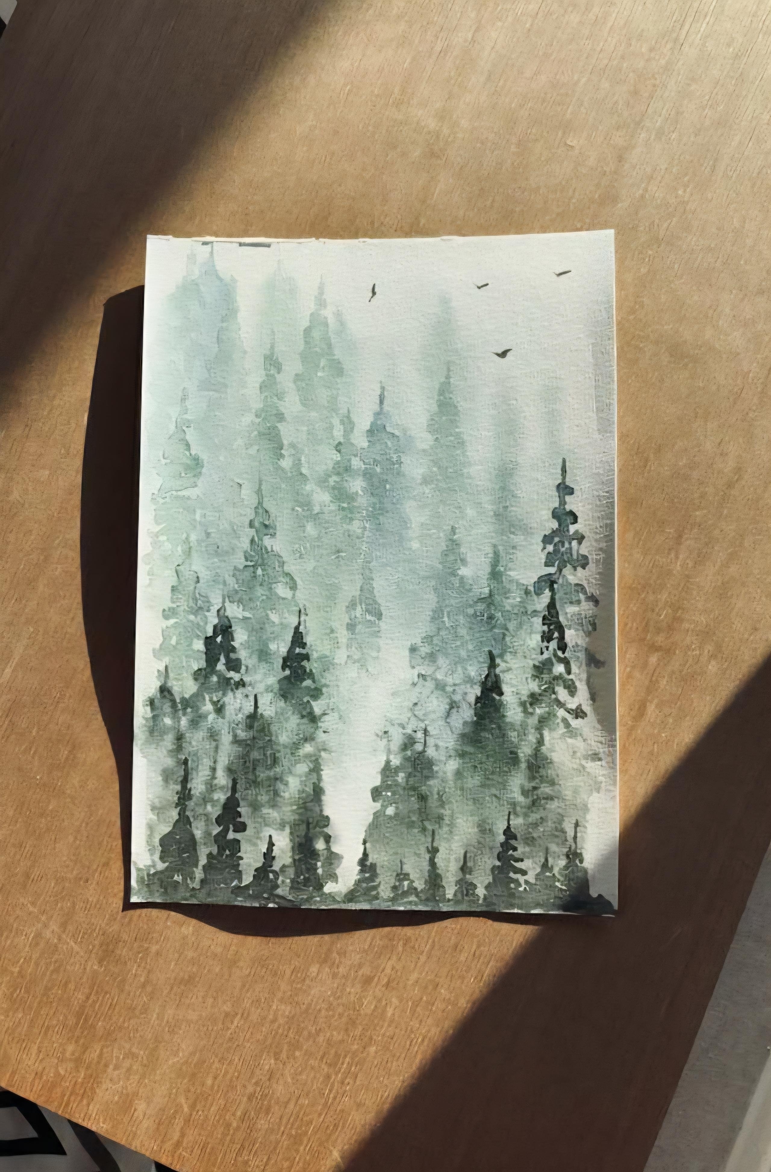 misty forest_learning process - student project