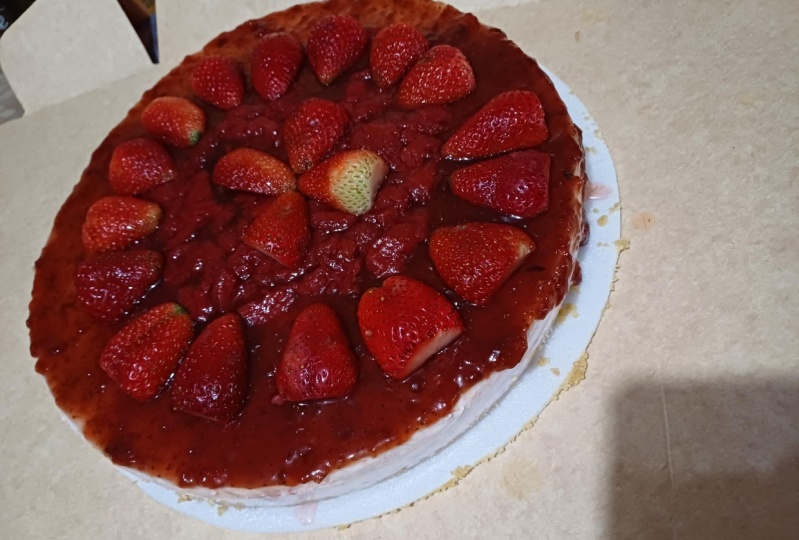 Cheesecake de frutilla