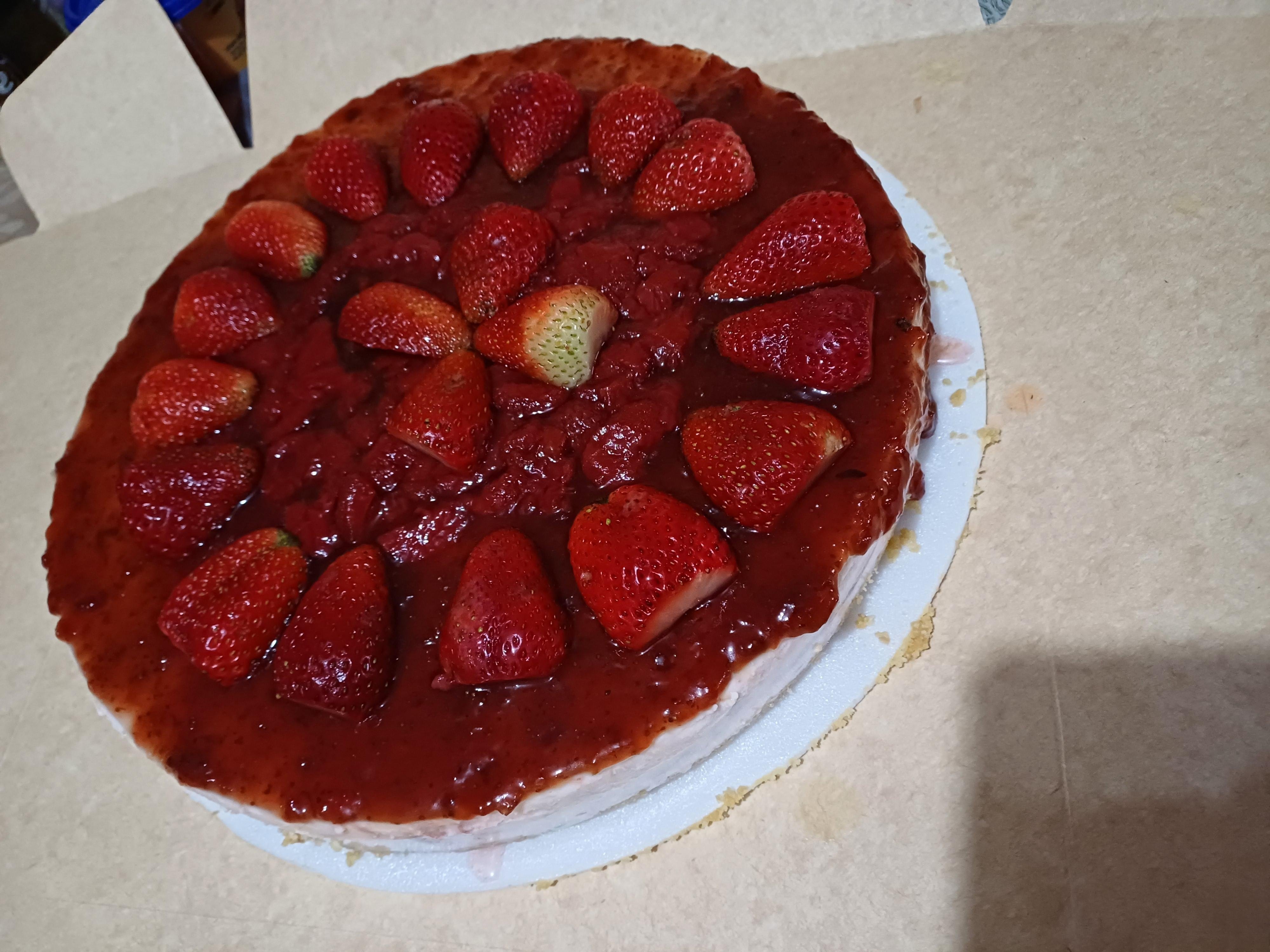 Cheesecake de frutilla - student project