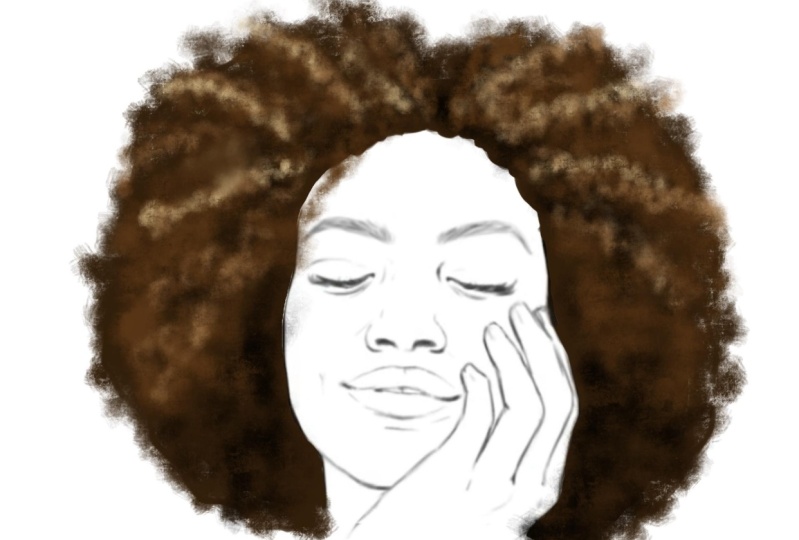 Hair in procreate