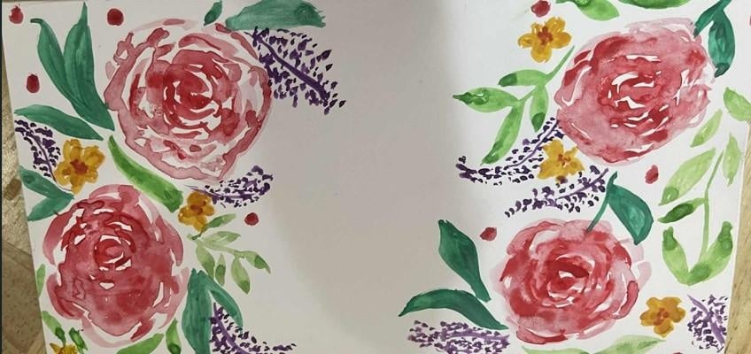 Floral Envelope - student project