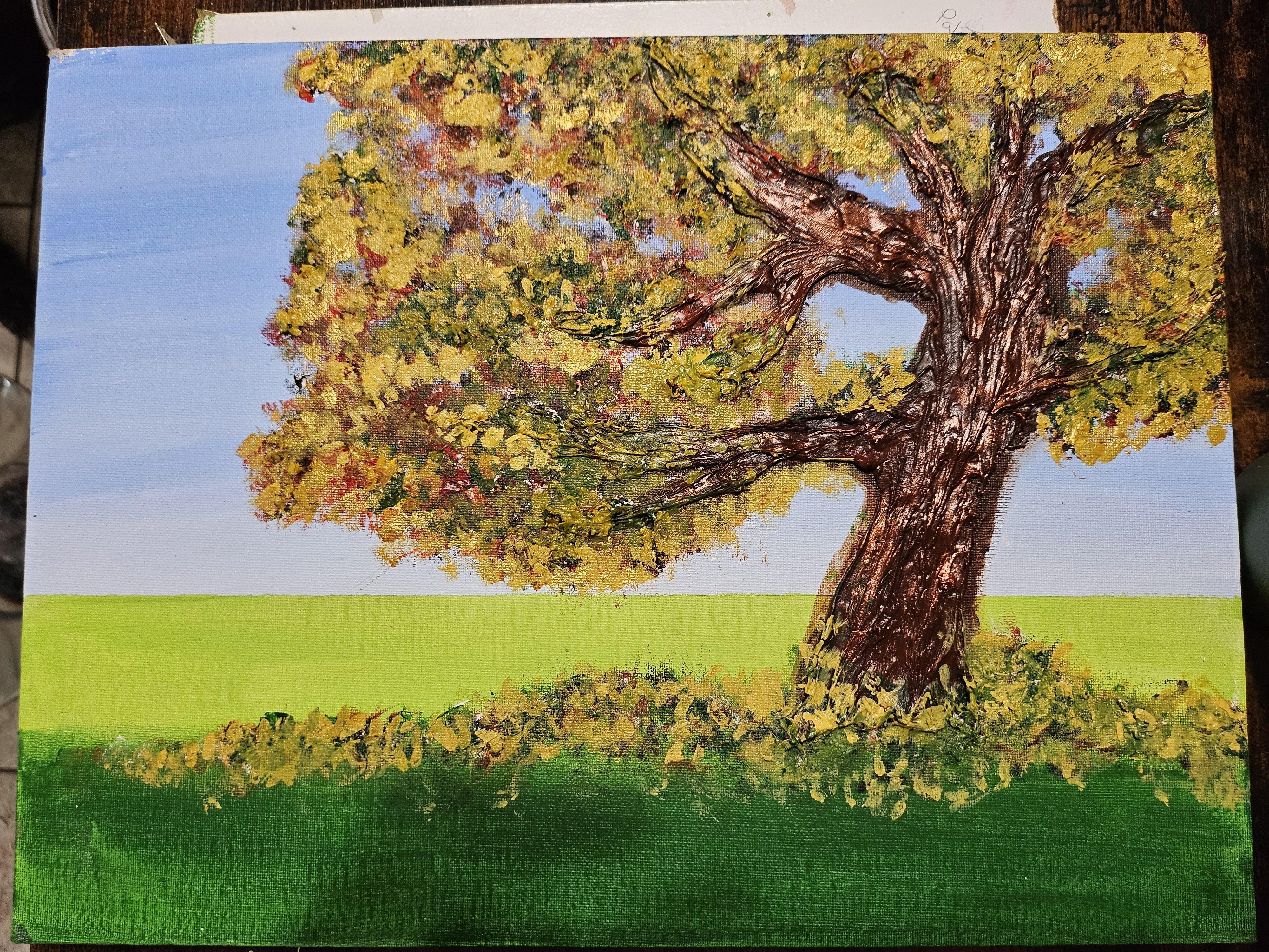 Textured tree - student project