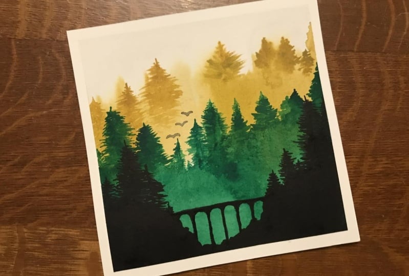Painting happily in the night!