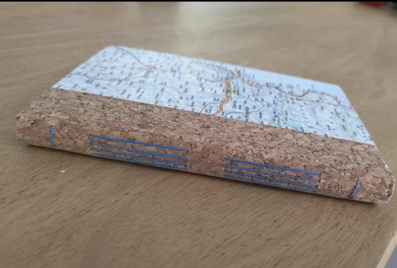 Travel notebook, long stitch binding
