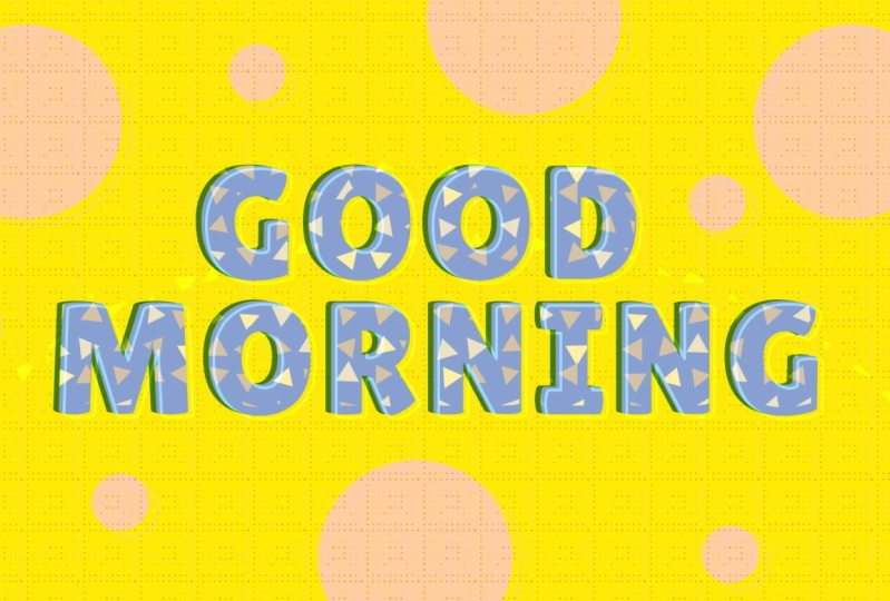 Starting the Day Right :)