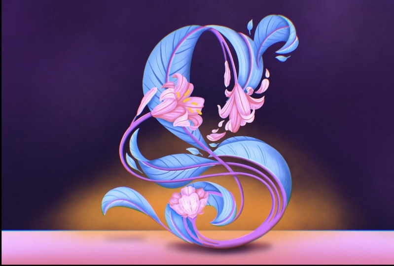 Floral lettering with Jimbo Bernaus