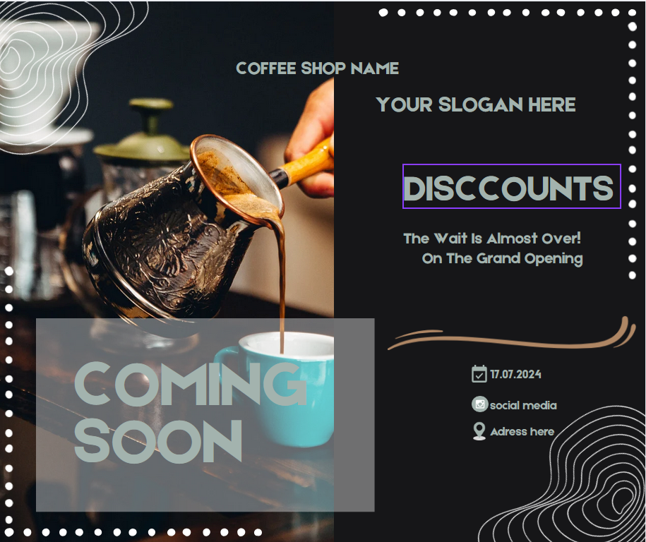 Coffee shop - student project