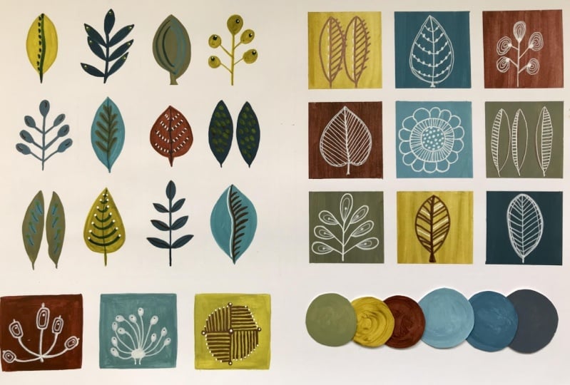 Stylised Botanicals with Colour & Composition Made Easy