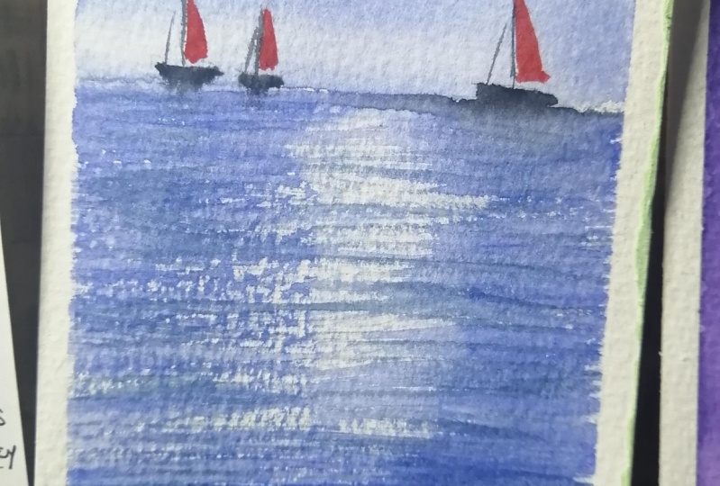 5 watercolour basic projects