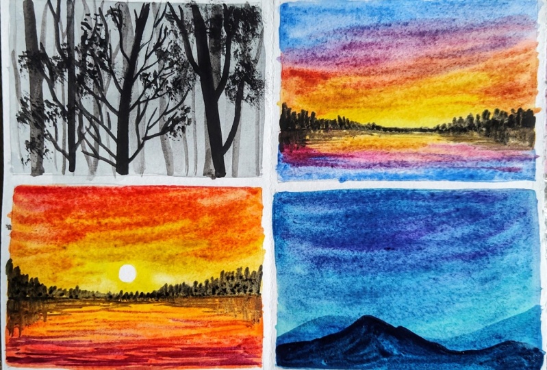 Wet on wet lessons with kriti