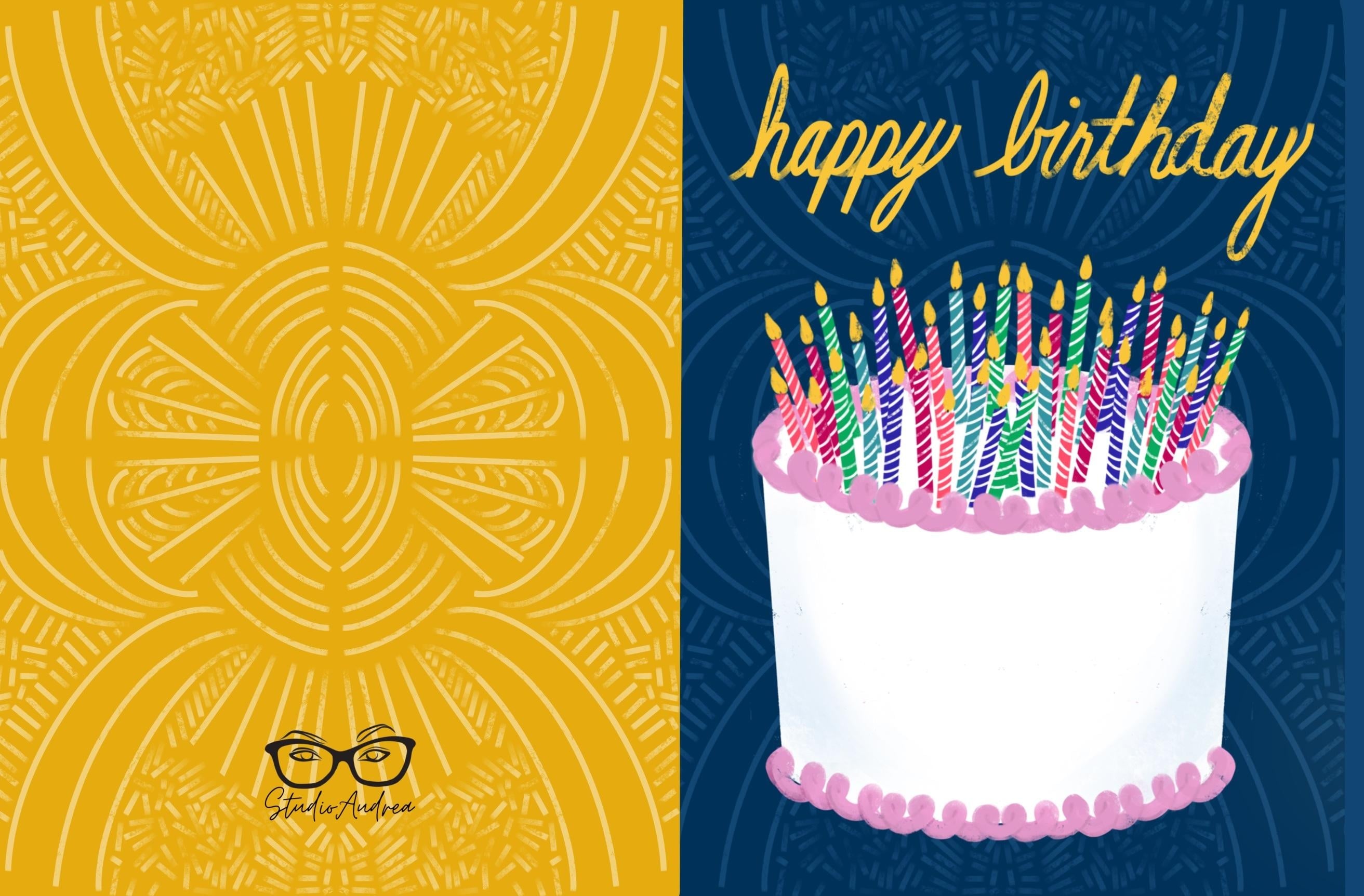 Birthday card - student project