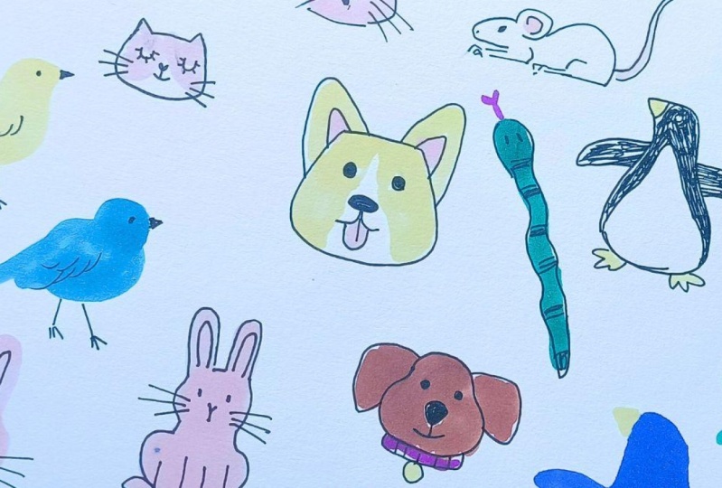 My Cute Animal Doodles (+ 6 More Pages!)