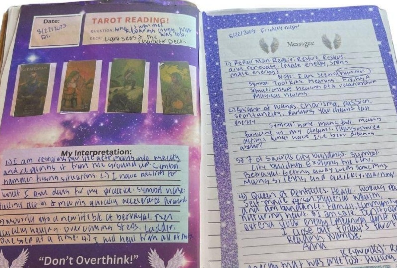 My Psychic Medium Journal practices!