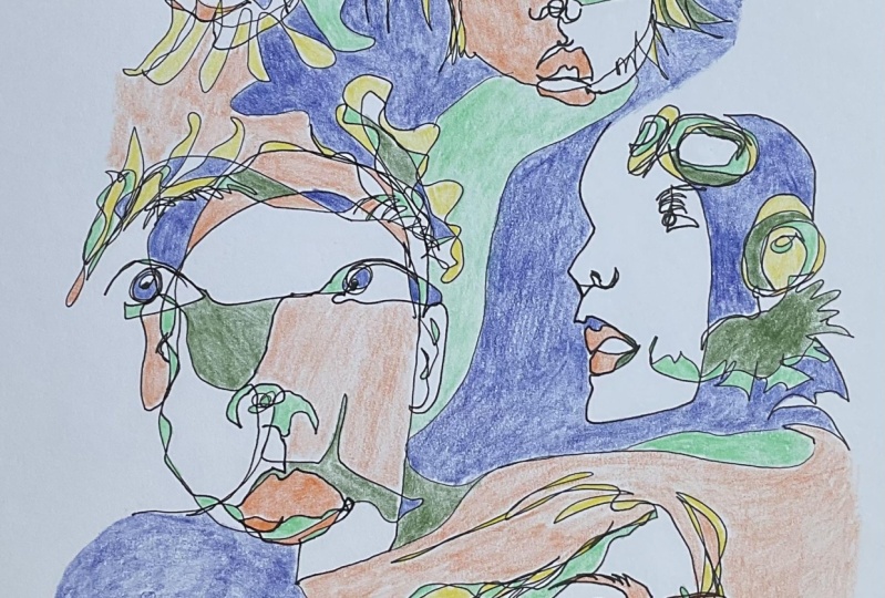 One Continuous Line Face