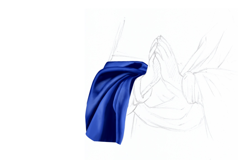 Cloth painting practice