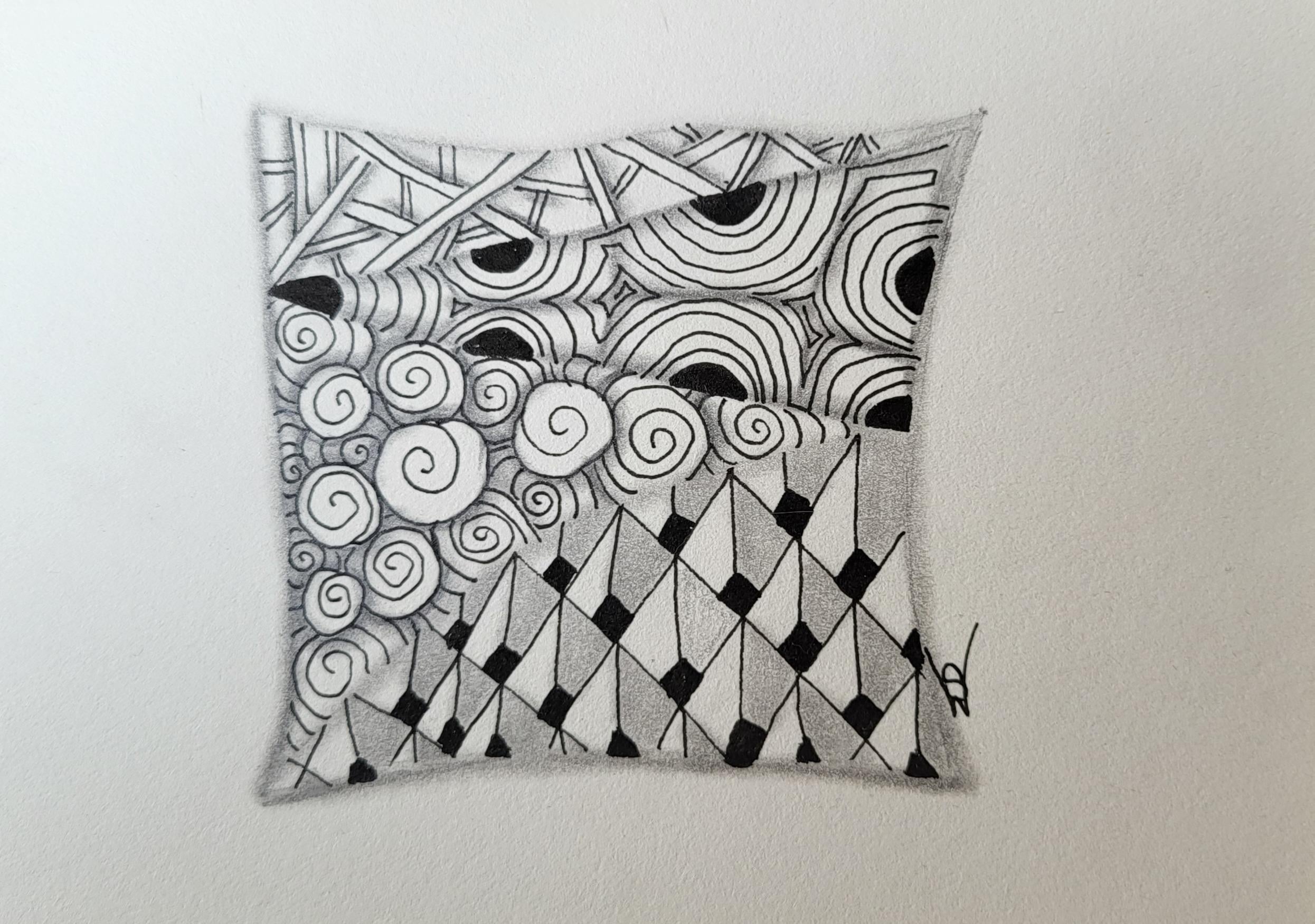 My Zentangle III - student project