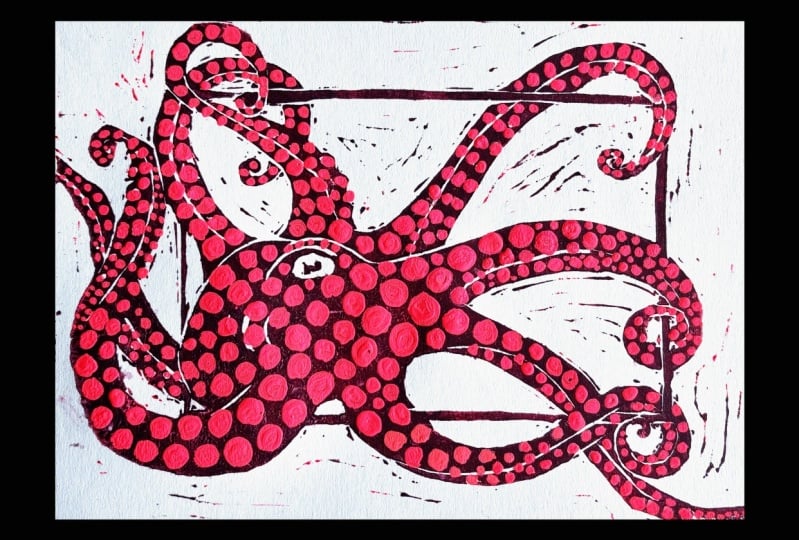 Dot Art Inspired By Yayoi Kusama