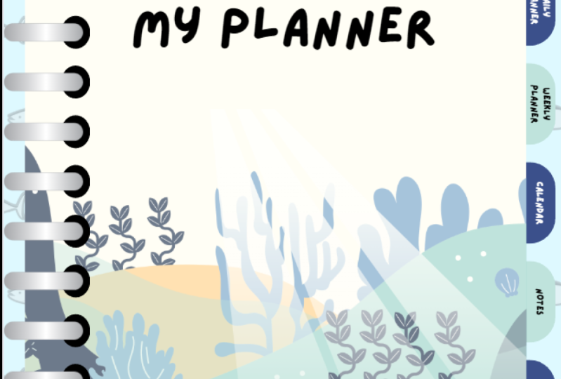 Under The Sea Planner + Stickers