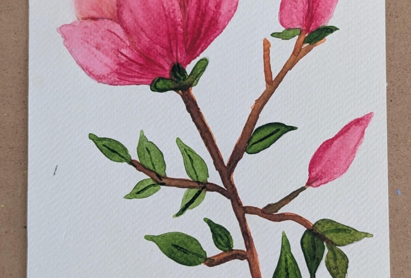 Master Watercolor Techniques: Paint Magnolias in 3 Creative Styles