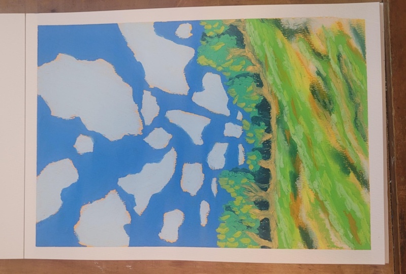 Oil pastel picture