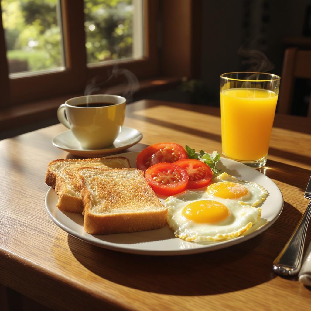 An American Breakfast - Dall-E