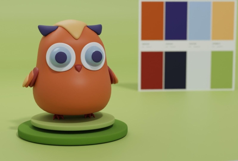Owl in color