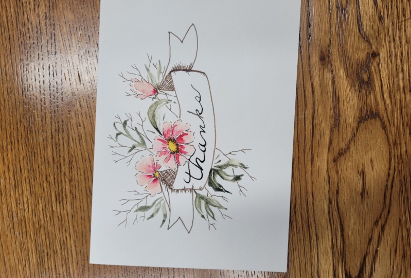 Thanks card
