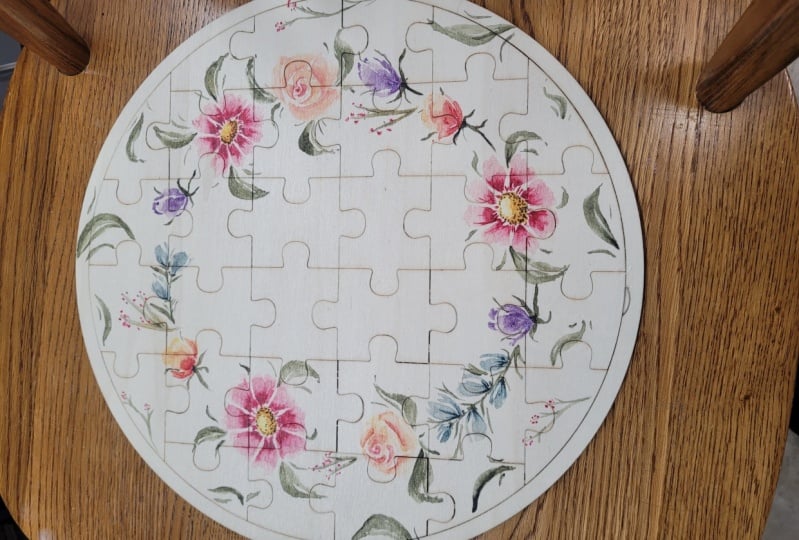 Watercolor puzzle