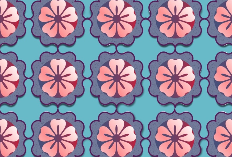 Quatrefoil pattern