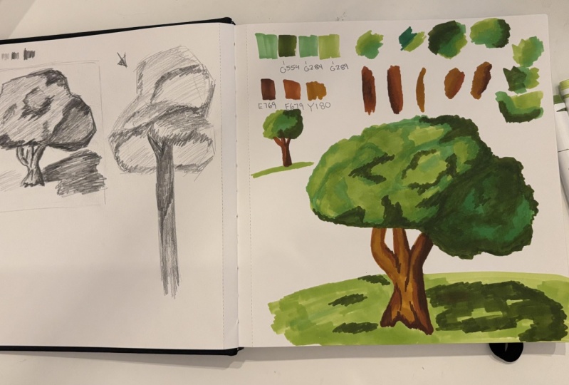 Tree Sketching
