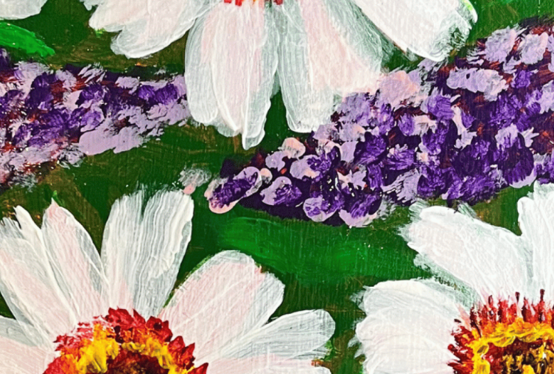 Painting Crafts: Upcycle with Flowery Garden Designs