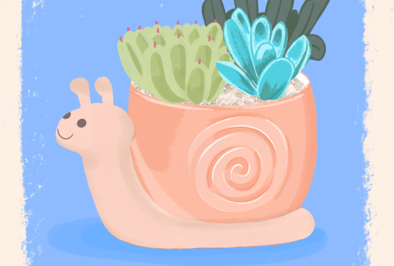 Snail Planter