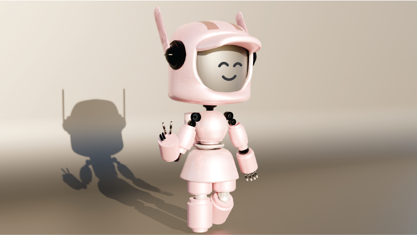 blender robot - student project