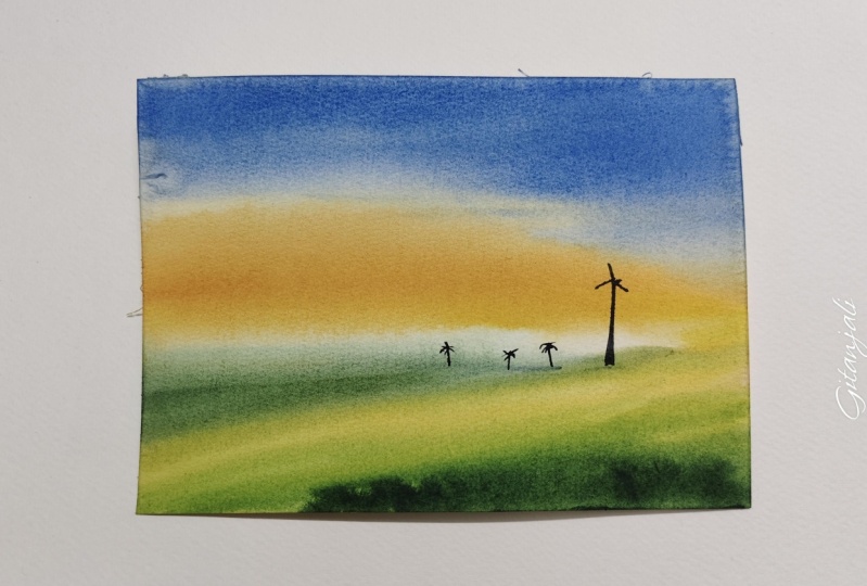 Impetuous watercolor